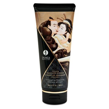 Їстівний масажний крем Shunga Kissable Massage Cream - Intoxicating Chocolate (200 мл) SO2507 фото