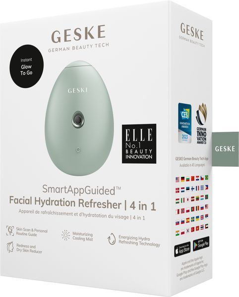Електронний освіжувач для зволоження обличчя GESKE Facial Hydration Refresher 4в1 green HB0173 фото