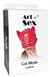 Еротична маска кішечки з натуральної шкіри Art of Sex Cat Mask, чорна SO7479 фото 4