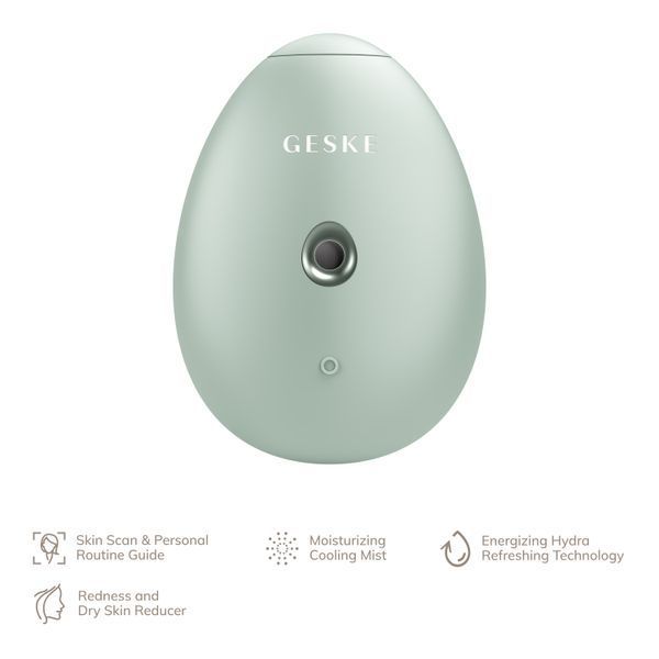 Електронний освіжувач для зволоження обличчя GESKE Facial Hydration Refresher 4в1 green HB0173 фото
