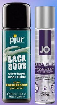 Набор лубрикантов pjur backdoor Regenerating 30 мл + System JO Xtra Silky Silicone (30 мл) LB503 фото