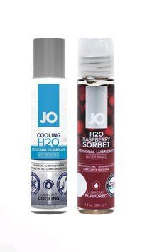 Набор лубрикантов System JO H2O COOLING (30 мл) + System JO Raspberry Sorbet (30 мл) LB73 фото