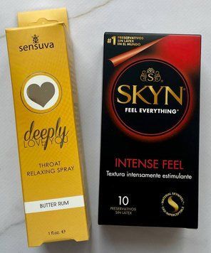 Набор SKYN Intense Feel 10 шт + Спрей Sensuva Deeply Love You Butter Rum (29 мл) SOS1413 фото