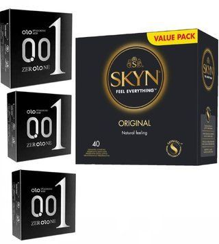 Набір : OLO ультратонкі з гіалуроновою змазкою 3x3 (9 шт) та SKYN ORIGINAL 40 шт SOS141 фото
