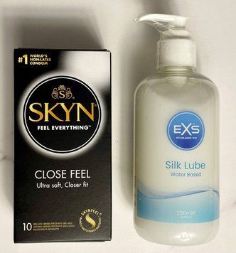 Набір SKYN Close Fell 10 шт + Лубрикант EXS Aloe vera silk lube 250 мл SOS1613 фото