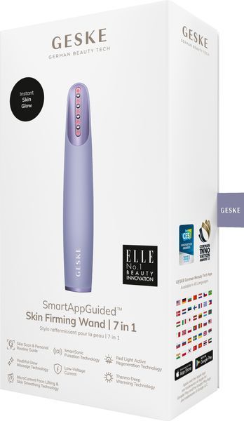 Пристрій для зміцнення і тонізації шкіри обличчя GESKE Skin Firming Wand 7в1 purple HB0433 фото