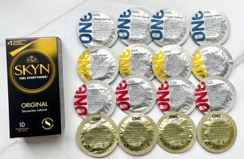 Комплект 26 шт - ONE Super Studs, Classic, Vanish, Extreme ribs + SKYN Original  SOS1863 фото