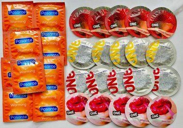 Набір 30 шт ONE Flavor Waves, Super Studs, Extreme ribs + Pasante Warming SOS1713 фото
