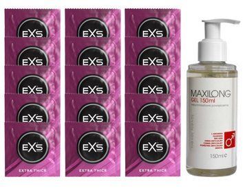 Комплект EXS Extra Thick 15 шт + LOVELY LOVERS MAXILONG Gel SOS14729 фото