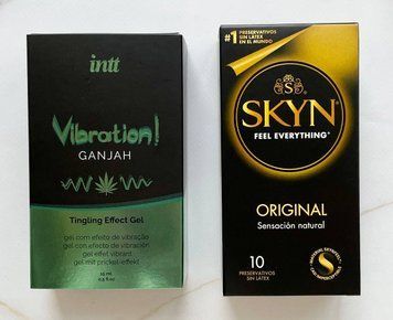 Комплект SKYN Original 10 шт + Рідкий вібратор Intt Vibration Ganjah (15 мл) SOS2063 фото