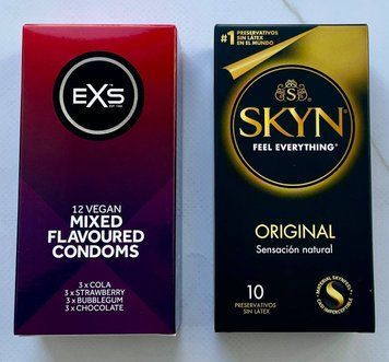 Набір резинок Skyn Original 10 шт - EXS Mixed Flavoured 12 шт SOS3123 фото
