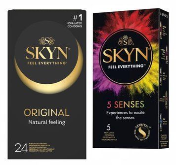 Набір : Skyn Original 24 шт та SKYN 5 Senses SK56 фото