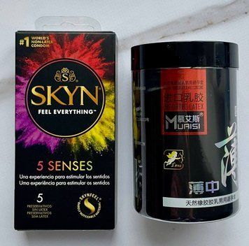 Набор SKYN 5 Senses+Muaisi 0.02 мм Black 12 шт SOS2754 фото