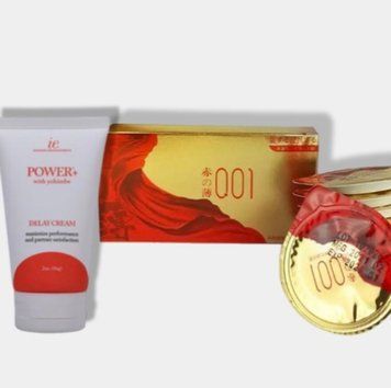 OLO Red Gold 10 шт + Пролонгатор Doc Johnson Power Delay Cream 56 г SOS5989 фото