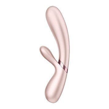 Смарт вібратор-кролик із підігрівом Satisfyer Hot Lover Nude SO5543 фото