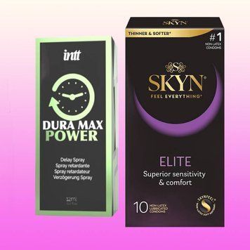 Набір Skyn Elite 10 шт + Пролонгатор Intt Dura Max Power (12 мл) SOS4353 фото