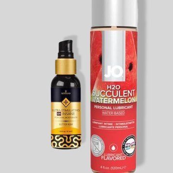 Sensuva Ultra Stimulating On Insane Butter Rum (57 мл) + JO Watermelon (120 мл) LB304 фото