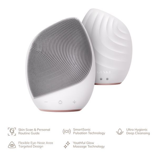 Электронная ультразвуковая щетка для лица GESKE Sonic Facial Brush 5в1 starlight HB0066 фото