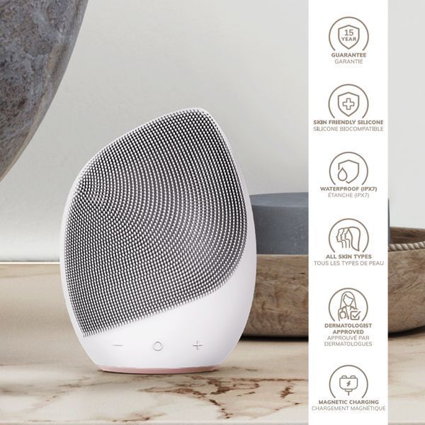 Электронная ультразвуковая щетка для лица GESKE Sonic Facial Brush 5в1 starlight HB0066 фото