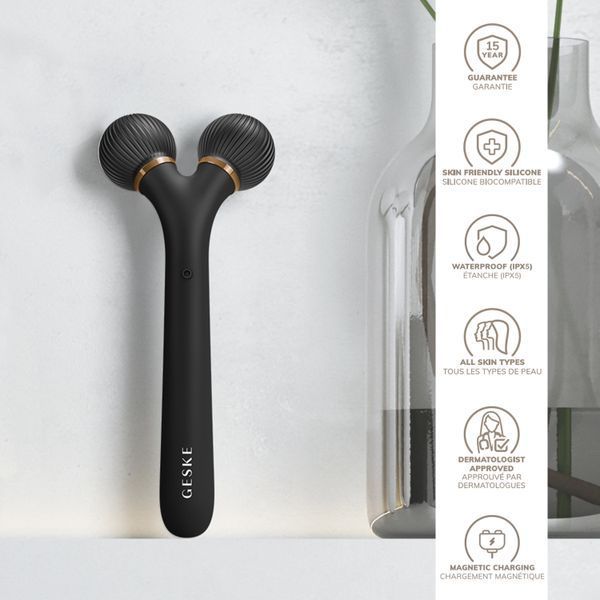 Электронный ультразвуковой ролик для лица GESKE Sonic Facial Roller 4в HB0174 фото