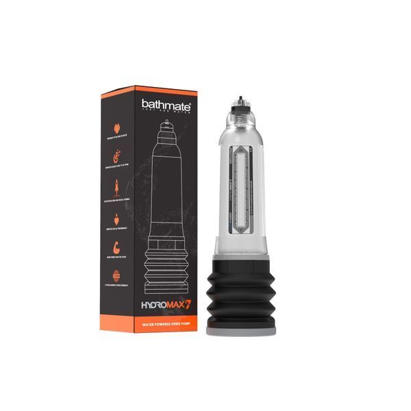 Гидропомпа Bathmate Hydromax 7 Clear, для члена длиной от 12,5 до 18 см, диаметр до 5 см HM-30-CC фото