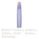 Пристрій для зміцнення і тонізації шкіри обличчя GESKE Skin Firming Wand 7в1 purple HB0433 фото 2
