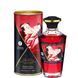 Разогревающее масло Shunga Aphrodisiac Warming Oil - Blazing Cherry (100 мл) без сахара, вкусный SO2493 фото 1