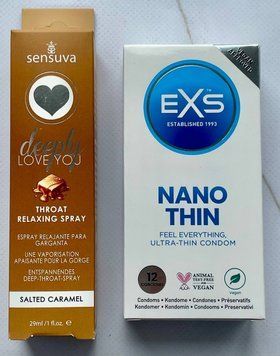 Набор EXS NANO Thin 12 шт - Sensuva Deeply Love You Salted Caramel SOS3606 фото