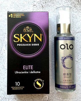 Набор SKYN Elite (10 штук) + Лубрикант "olo smooth" 60 мл SOS2346 фото