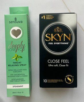 Набір Skyn Close Feel 10 шт - Спрей Sensuva Deeply Love You Spearmint  (29 мл) SOS2884 фото