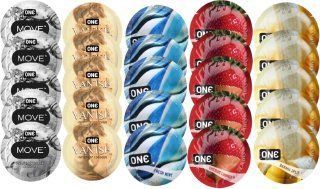 Набір з 25 шт One Move + ONE Vanish + ONE Fresh Mint + ONE Chocolate Strawberry + ONE Banana SOS8417 фото