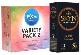 Набір з SKYN Large (10 шт) + EXS Variety pack 2, набір 48 штук SOS8039 фото