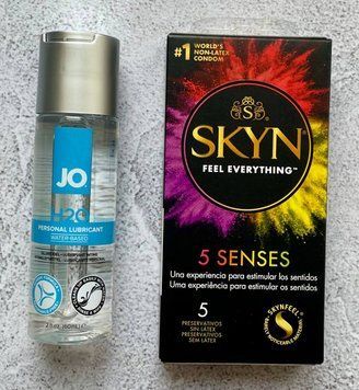 Набір Skyn 5 Senses + Лубрикант System JO H2O ORIGINAL (60 мл)  SOS2687 фото