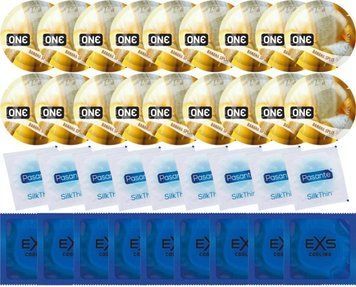 Набор 36 шт ONE Banana Split + Pasante Silk + EXS Cooling SOS7792 фото