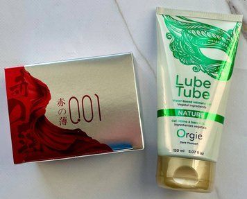 Набор OLO Red Silver 10 шт + Экстра скользящий лубрикант LUBE TUBE NATURE, 150 мл ORGIE SOS3456 фото