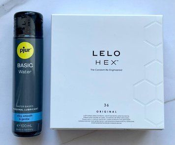 Набор LELO HEX Original 36 Pack  + Лубрикант pjur Basic waterbased 100 мл SOS2046 фото