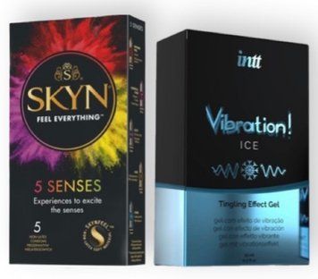 SKYN 5 Senses + Intt Vibration Ice (15 мл) SOS6961 фото