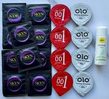 Набір 18 штук Skyn, Olo + лубрикант pjur Woman Aloe (30 мл) SOS3998 фото