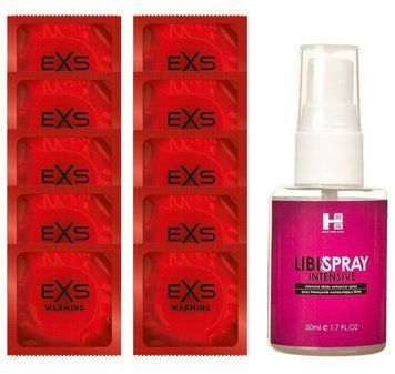 Комплект EXS Warming 10 шт + SHS LibiSpray 50 мл SOS14332 фото