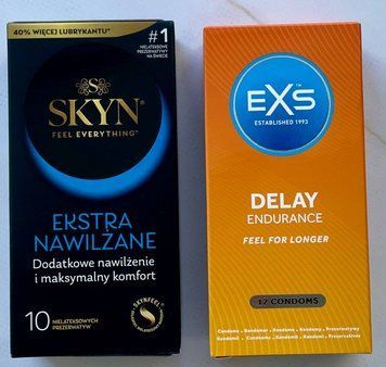 Комплект резинок Skyn Extra Lube 10 шт - EXS Delay, 12 шт SOS3106 фото