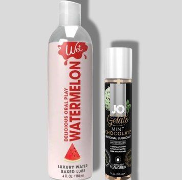 Wet Oral Play Watermelon (118 мл) + JO GELATO Mint Chocolate (30 мл) LB948 фото