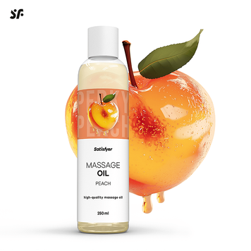 Масажна олія Satisfyer Massage Oil Peach (Персик), 250 мл SX2705 фото