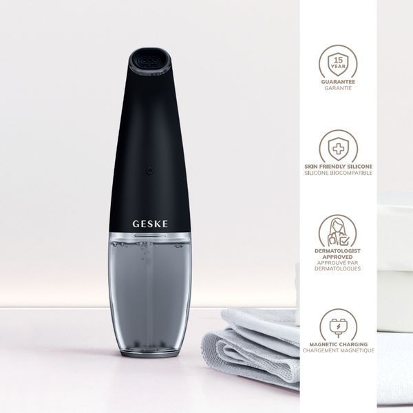 Очищающее средство для лица GESKE Aqua-Stream Face Cleanser 8в1 black HB0396 фото