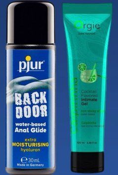 Набор лубрикантов pjur backdoor Comfort water glide 30 мл + КАЙПИРЕНИЯ на водной основе, 100 мл Orgie LB405 фото