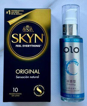 Набір SKYN Original 10 шт - Лубрикант охолоджуючий OLO 60 мл SOS3274 фото