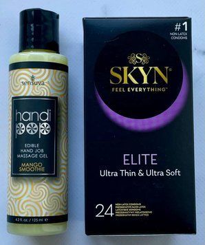 Набір SKYN Elite 24 шт - Лубрикант Sensuva Handipop Mango Smoothie (125 мл)  SOS3374 фото