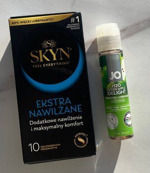 Набір SKYN Extra Lube 10 шт + Змазка System JO H2O &mdash; Green Apple (30 мл) SOS2165 фото
