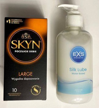 Комплект 10 шт SKYN Large + Лубрикант EXS Aloe vera silk lube 250 мл SOS1614 фото