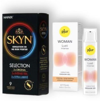 Skyn Selection 9 шт + pjur Woman Lust Intense 15 мл SOS6845 фото