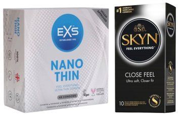 Набір з SKYN Close Feel 10 шт + EXS NANO THIN 48 шт SOS7858 фото